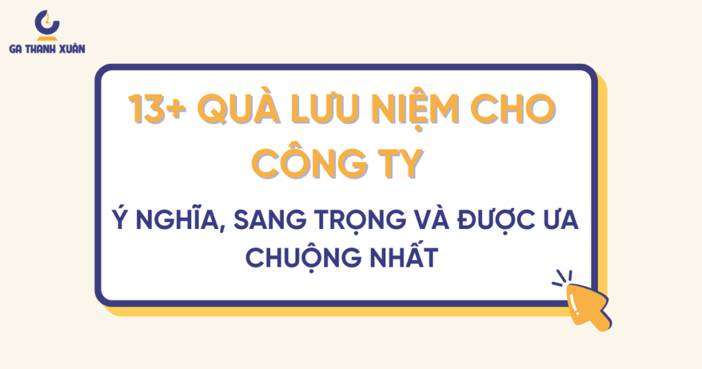 quà lưu niệm cho công ty